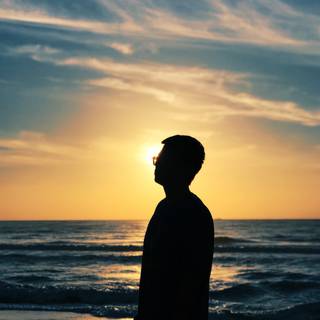 Men shadow wallpaper