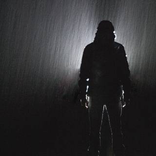 Men shadow wallpaper