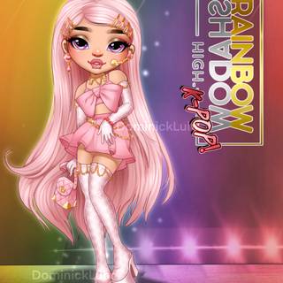 Rainbow High characters wallpaper