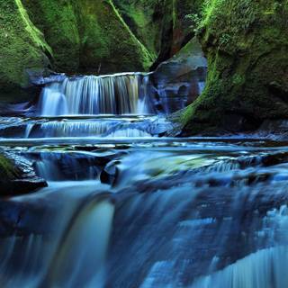 Flowing river wallpaper