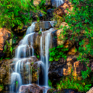 Flowing river wallpaper