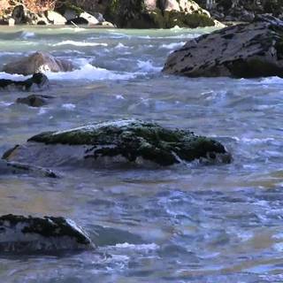 Flowing river wallpaper