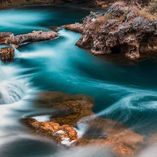 Flowing river wallpaper