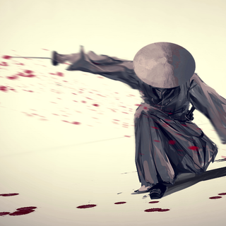 Shadow samurai wallpaper