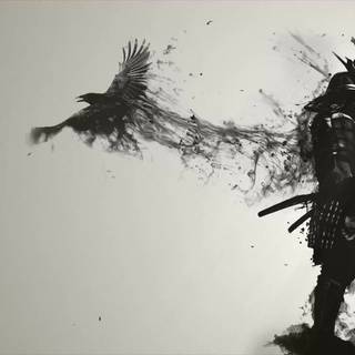 Shadow samurai wallpaper