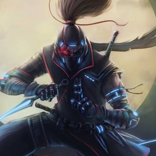 Shadow samurai wallpaper