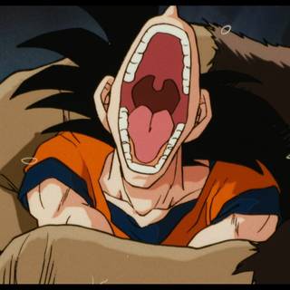 Goku mouth wallpaper