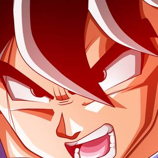 Goku mouth wallpaper
