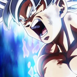 Goku mouth wallpaper