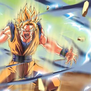 Goku mouth wallpaper