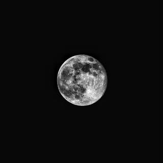 Moon black and white wallpaper