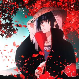 Aesthetic Itachi desktop 4k wallpaper