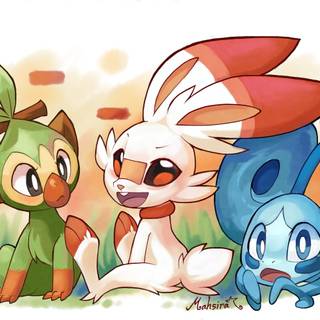 Sobble desktop wallpaper