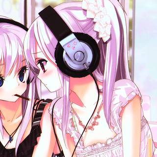 Kawaii cute anime PC wallpaper