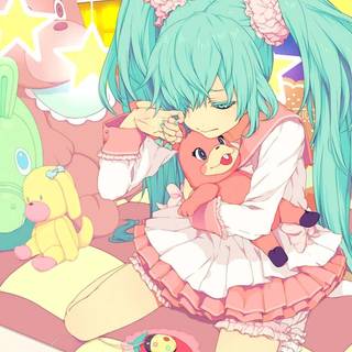 Kawaii cute anime PC wallpaper