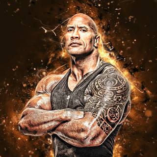 4k The Rock wallpaper