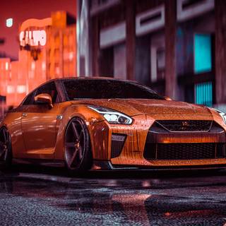 Nissan Skyline GTR R35 4k wallpaper