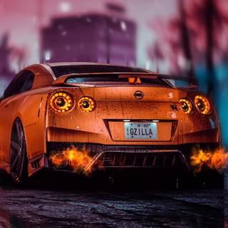 Nissan Skyline GTR R35 4k wallpaper