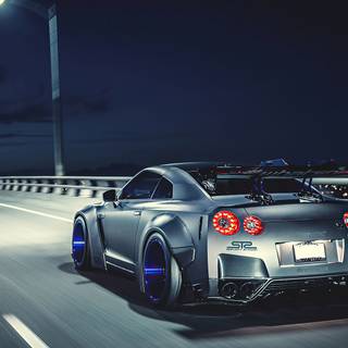 Nissan Skyline GTR R35 4k wallpaper