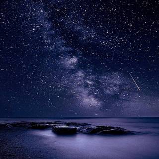 Ocean night 4k wallpaper