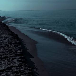 Ocean night 4k wallpaper