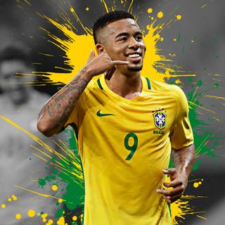 Gabriel Jesus 4k wallpaper