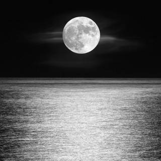 Ocean night 4k wallpaper