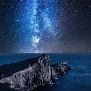 Ocean night 4k wallpaper