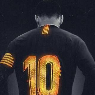 Neon Messi wallpaper