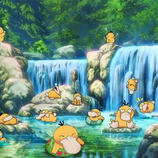 Psyduck desktop wallpaper