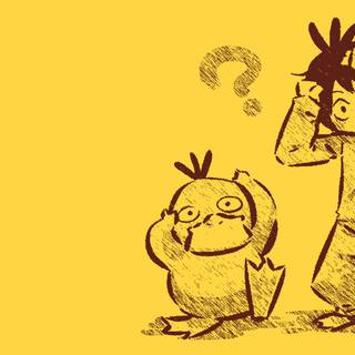 Psyduck desktop wallpaper