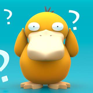 Psyduck desktop wallpaper