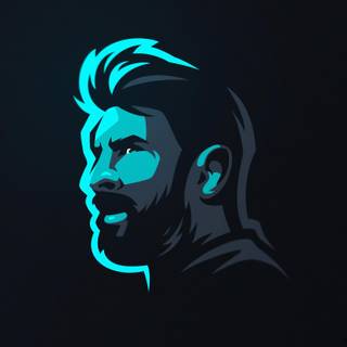 Neon Messi wallpaper