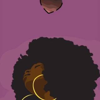 Afro art wallpaper