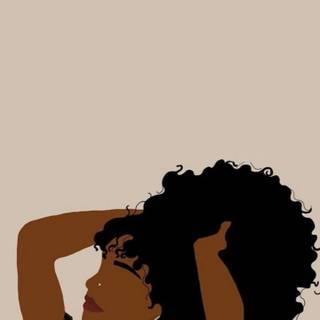 Afro art wallpaper