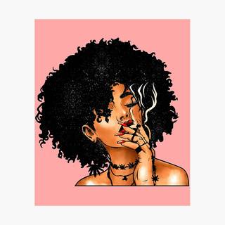 Afro art wallpaper