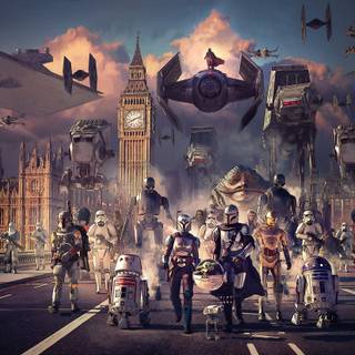 Star Wars fan art wallpaper