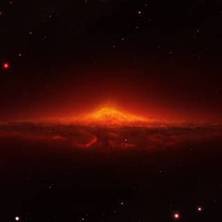 Red galaxy 4k wallpaper