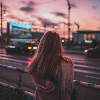 Alone girl 4k wallpaper