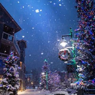 4k iPhone Christmas wallpaper