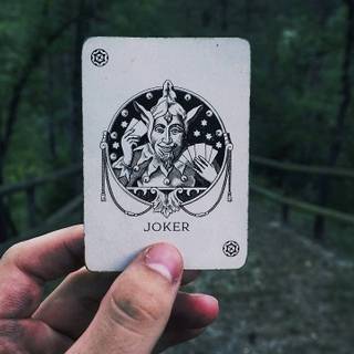 Joker card 4k wallpaper
