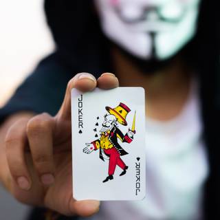 Joker card 4k wallpaper