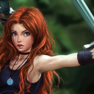 Celtic women desktop 4k wallpaper