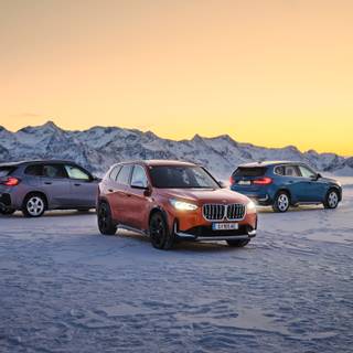 BMW computer snow HD wallpaper