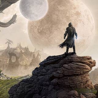 Elder Scrolls 4k phone wallpaper
