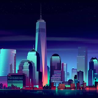 Minimal city wallpaper