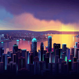 4k minimalist city wallpaper