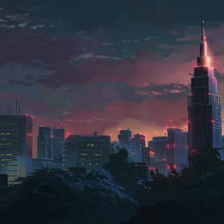 4k minimalist city wallpaper