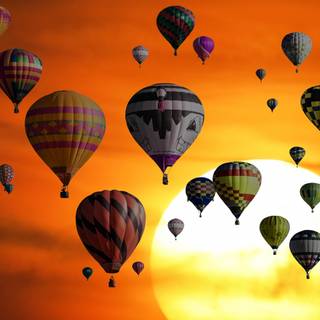 Balloons 4k wallpaper