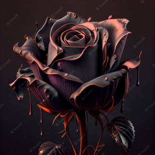Dark roses 4k wallpaper